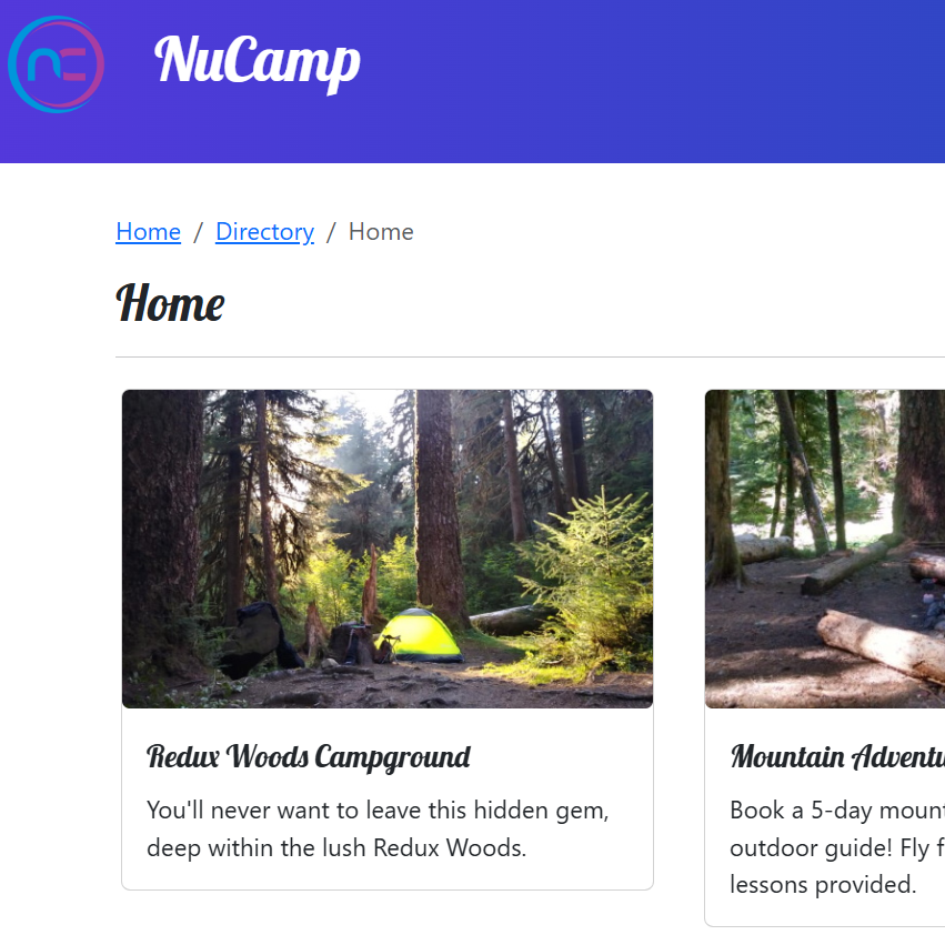 NuCamp Site